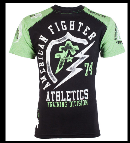 American fighter black - black, green